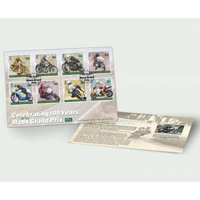 Celebrating 100 Years of the Manx Grand Prix First Day Cover ACH91