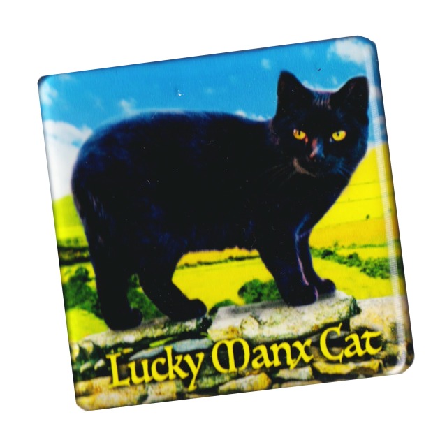 LUCKY MANX CAT - FLAT MAGNET MG 834