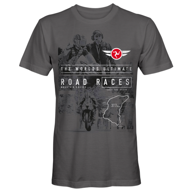 ULTIMATE RACES - CHARCOAL T-SHIRT 25ATS18