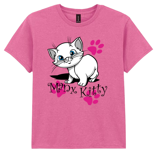 MANX KITTY-AZALEA KID TEE 25KTS22