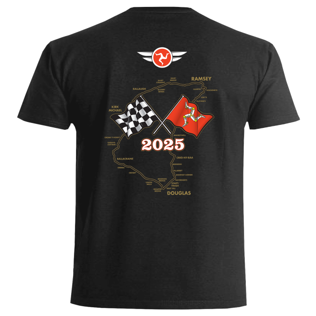 2025 - GOLD BIKES- BLACK T-SHIRT 25ATS1Y