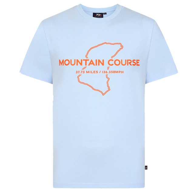 261 LIGHT BLUE TT MOUNTAIN COURSE  T-SHIRT 