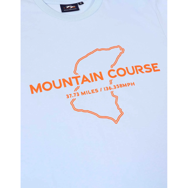 261 LIGHT BLUE TT MOUNTAIN COURSE  T-SHIRT 