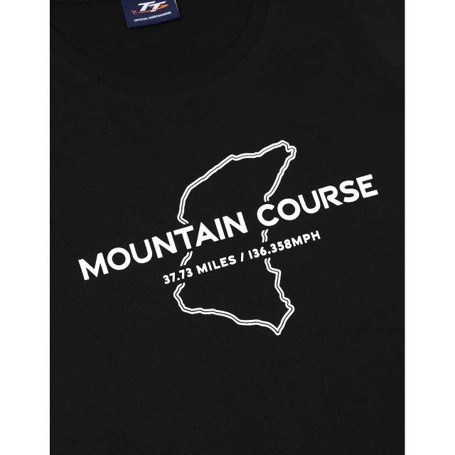 264 BLACK - MT. COURSE  LADIES  FITTED T-SHIRT 