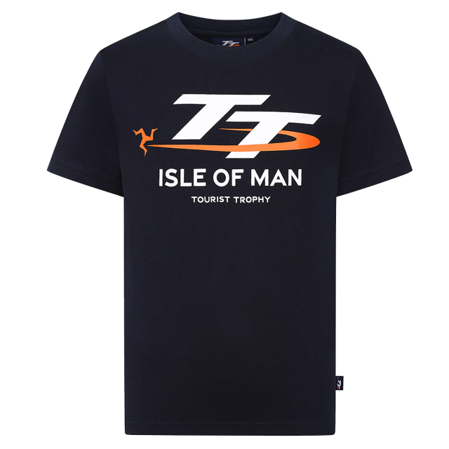 265 KIDS TT  LOGO NAVY  T-SHIRT 