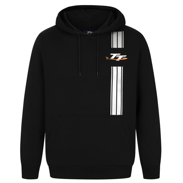 269 BLACK - LHB LOGO STRIPE HOODIE