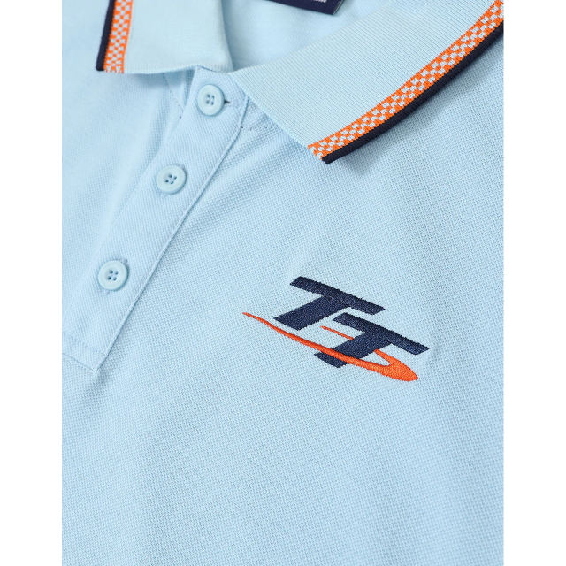 272 LIGHT BLUE - CHECK POLO