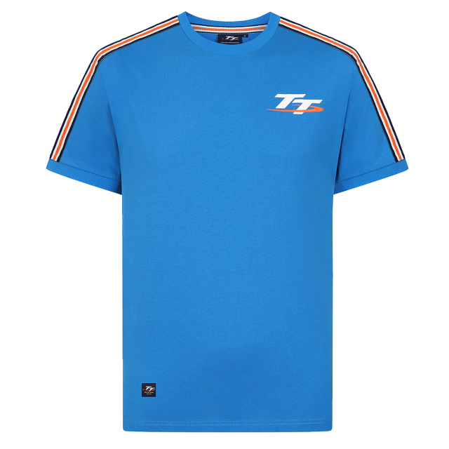 273 BB - BRIGHT BLUE DELUXE T-SHIRT / SHOULDER TRIM