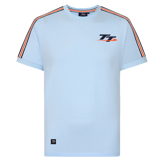 273 LIGHT BLUE - DELUXE T-SHIRT / SHOULDER TRIM