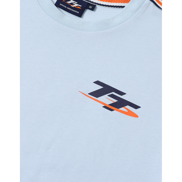 273 LIGHT BLUE - DELUXE T-SHIRT / SHOULDER TRIM