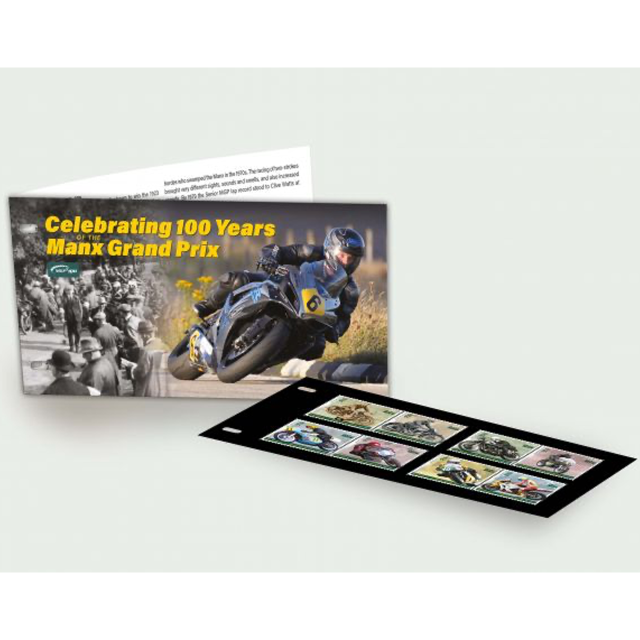 Celebrating 100 Years of the Manx Grand Prix Presentation Pack ACH41