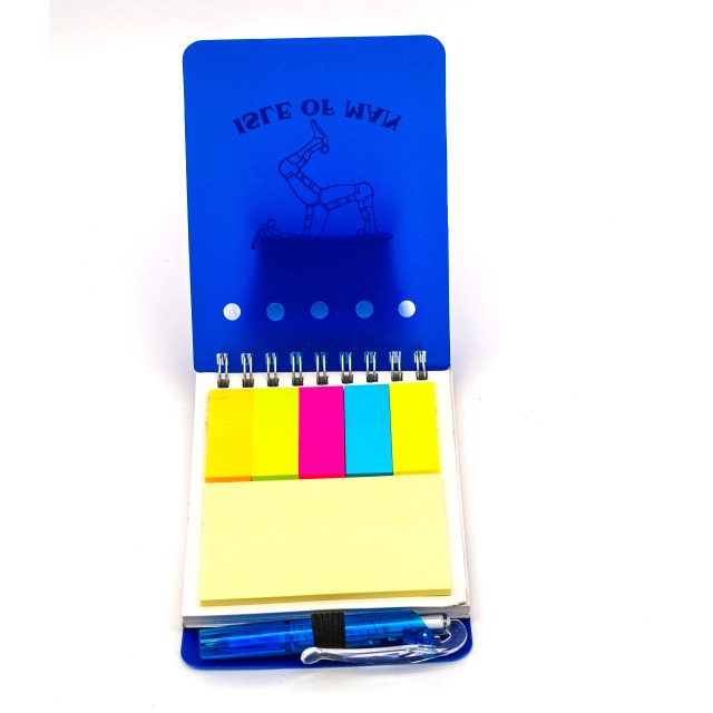 NOTE PAD - 3 LEGS-  BLUE FRONT COVER  MG 033