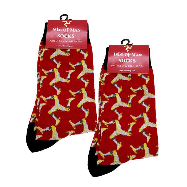 SOCKS- RED 3LEGS MG 307