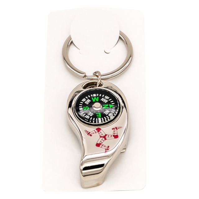KEYRING - Manx Bottle opener and compass  MG 343